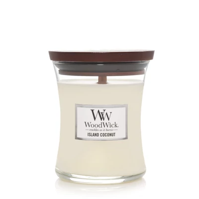 WoodWick® Island Coconut közepes üveggyertya