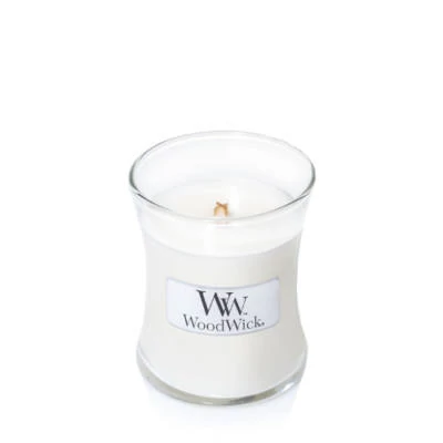 WoodWick® Linen kis üveggyertya