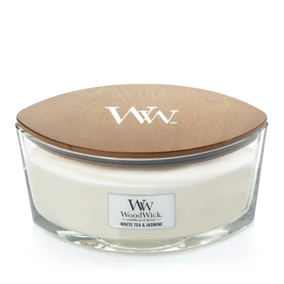 WoodWick® White Tea &amp; Jasmine hajógyertya