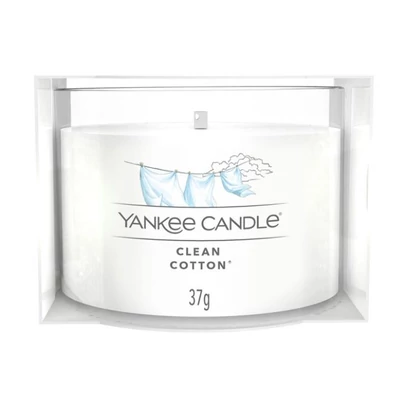 Yankee Candle® Clean Cotton kis üveggyertya 37g