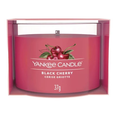 Yankee Candle® Black Cherry kis üveggyertya 37g