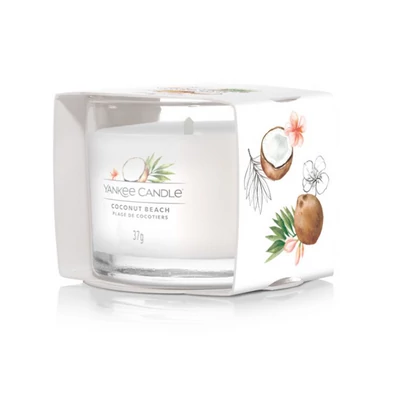 Yankee Candle® Coconut Beach kis üveggyertya 37g