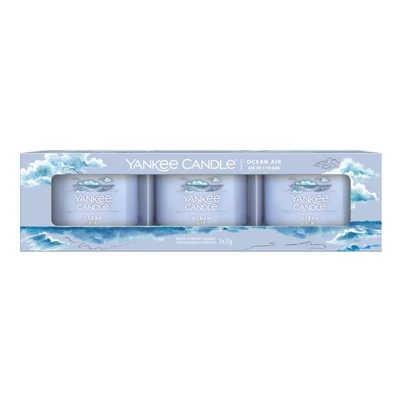 Yankee Candle® Ocean Air kis üveggyertya szett 3x37g