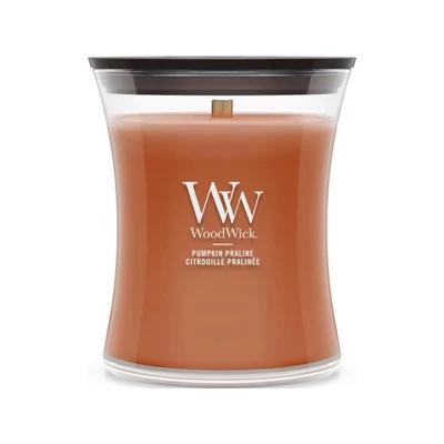 WoodWick® Pumpkin Praline közepes üveggyertya 275g