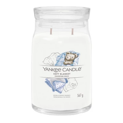 Yankee Candle® Soft blanket nagy üveggyertya 567g