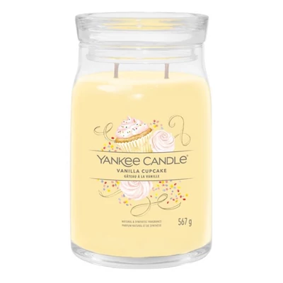 Yankee Candle® Vanilla Cupcake nagy üveggyertya 567g