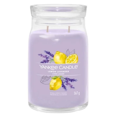 Yankee Candle® Lemon Lavender nagy üveggyertya 567g