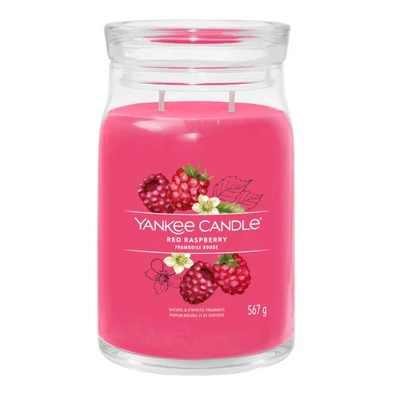 Yankee Candle® Red Raspberry nagy üveggyertya 567g