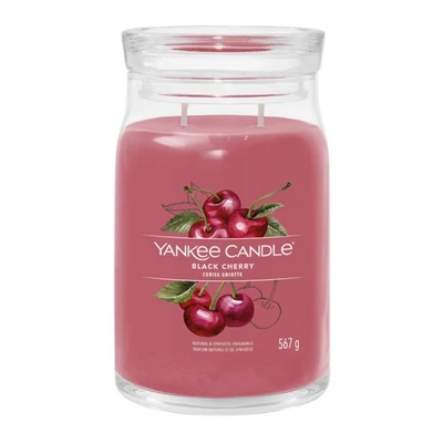 Yankee Candle® Black Cherry nagy üveggyertya 567g