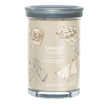 Yankee Candle® Warm Cashmere Tumbler nagy üveggyertya 567g