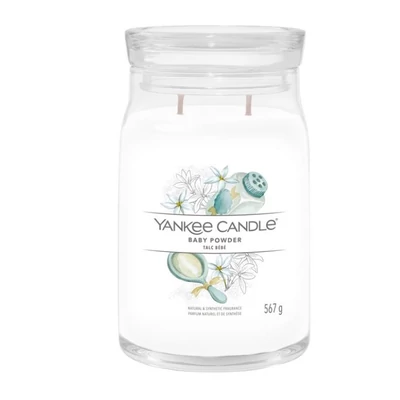 Yankee Candle® Baby Powder nagy üveggyertya 567g