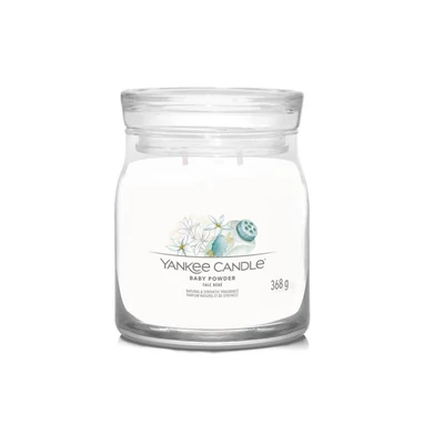 Yankee Candle® Baby Powder közepes üveggyertya 368g