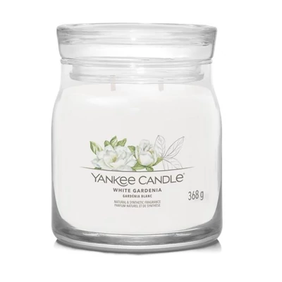 Yankee Candle® White Gardenia közepes üveggyertya 368g