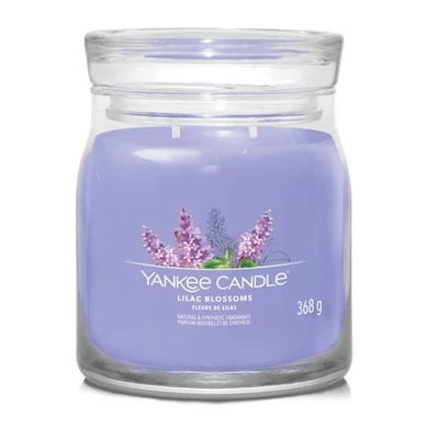 Yankee Candle® Lilac Blossoms közepes üveggyertya 368g