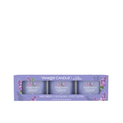 Yankee Candle® Lilac Blossoms kis üveggyertya szett 3x37g