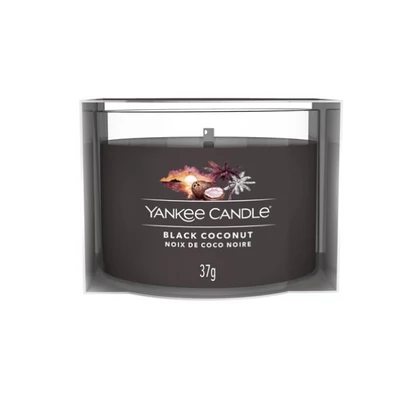 Yankee Candle® Black Coconut kis üveggyertya 37g