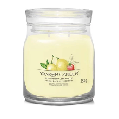 Yankee Candle® Iced Berry Lemonade közepes üveggyertya 368g