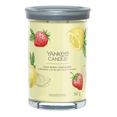 Yankee Candle® Iced Berry Lemonade Tumbler nagy üveggyertya 567g