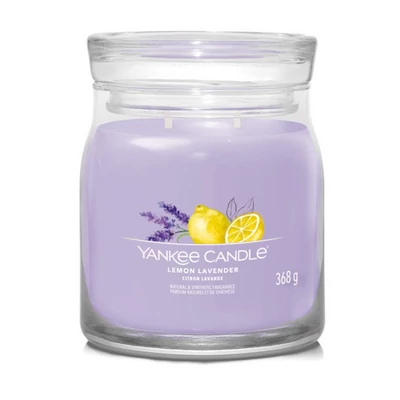 Yankee Candle® Lemon Lavender közepes üveggyertya 368g
