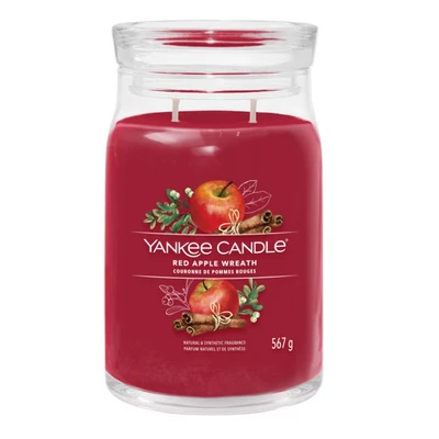 Yankee Candle® Red apple wreath nagy üveggyertya 567g