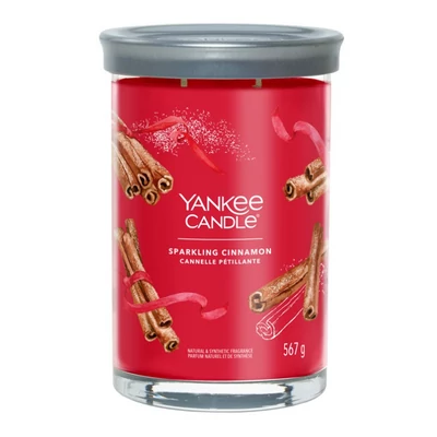 Yankee Candle® Sparkling Cinnamon Tumbler nagy üveggyertya 567g