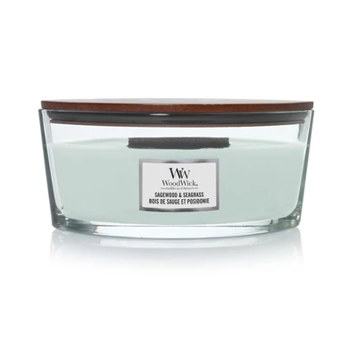 WoodWick® Sagewood & Seagrass hajógyertya 453g