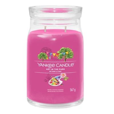 Yankee Candle® Art in the Park nagy üveggyertya 567g