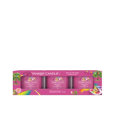 Yankee Candle® Art in the Park kis üveggyertya szett 3x37g