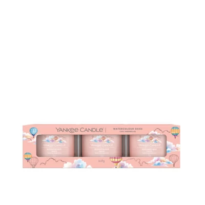 Yankee Candle® Watercolor Skies kis üveggyertya szett 3x37g
