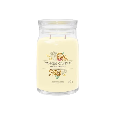 Yankee Candle® Banoffee Waffle nagy üveggyertya 567g