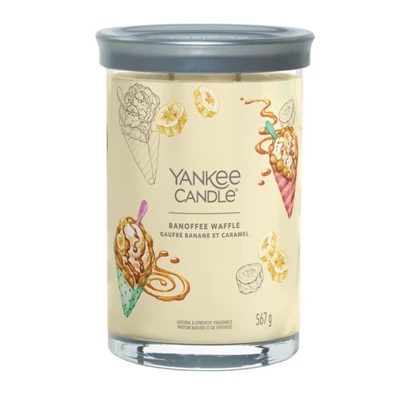 Yankee Candle® Banoffee Waffle Tumbler nagy üveggyertya 567g