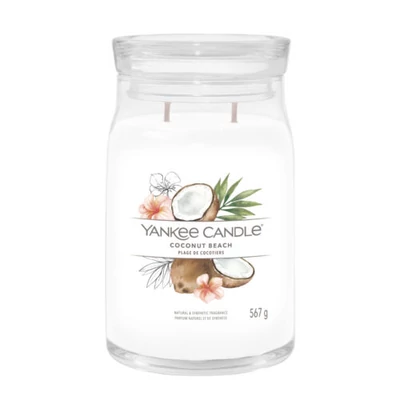 Yankee Candle® Coconut Beach nagy üveggyertya 567g