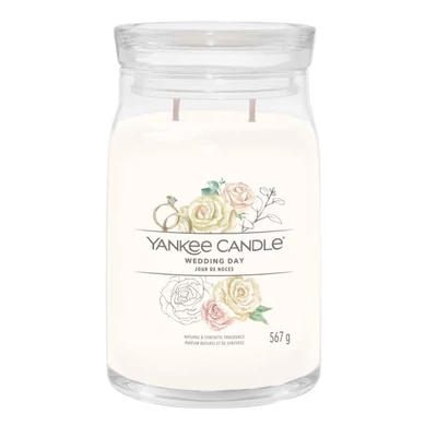 Yankee Candle® Wedding Day nagy üveggyertya 567g