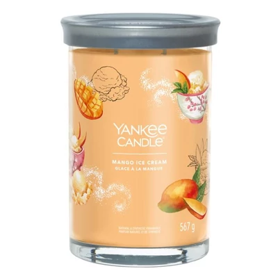 Yankee Candle® Mango Ice Cream Tumbler nagy üveggyertya 567g