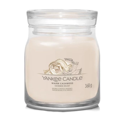 Yankee Candle® Warm Cashmere közepes üveggyertya 368g