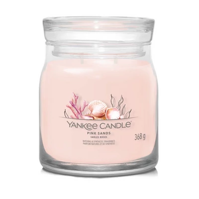 Yankee Candle® Pink sands közepes üveggyertya 368g