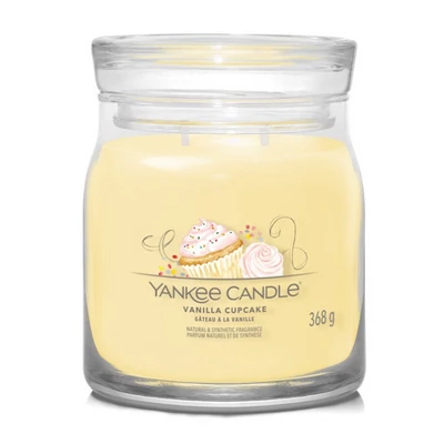 Yankee Candle® Vanilla Cupcake közepes üveggyertya 368g