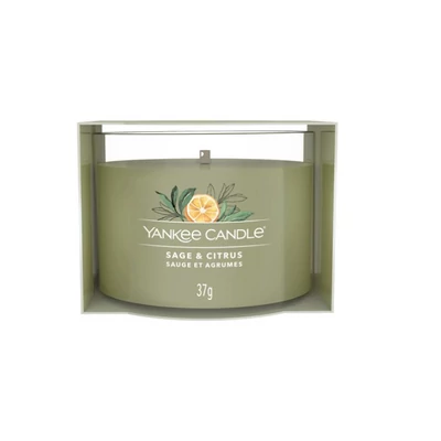 Yankee Candle® Sage & Citrus kis üveggyertya 37g