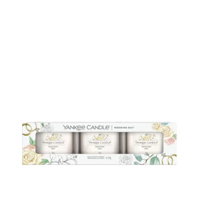 Yankee Candle® Wedding Day kis üveggyertya szett 3x37g