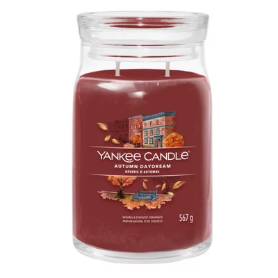 Yankee Candle® Autumn Daydream nagy üveggyertya 567g