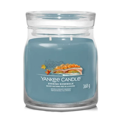 Yankee Candle® Evening Riverwalk közepes üveggyertya 368g