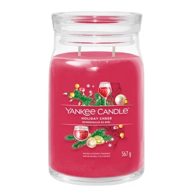 Yankee Candle® Holiday Cheer nagy üveggyertya 567g