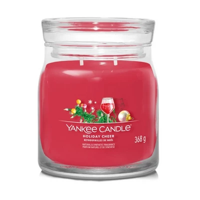 Yankee Candle® Holiday Cheer közepes üveggyertya 368g