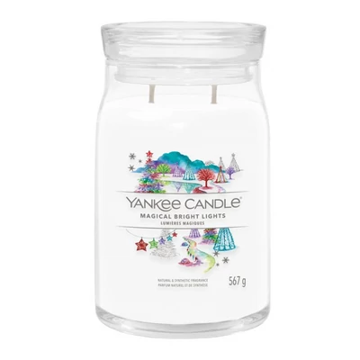 Yankee Candle® Magical Bright Lights nagy üveggyertya 567g