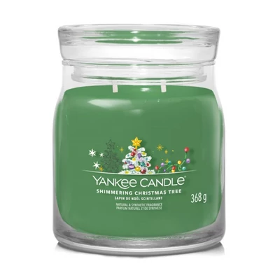 Yankee Candle® Shimmering Christmas közepes üveggyertya 368g