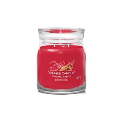 Yankee Candle® Sparkling Cinnamon közepes üveggyertya 368g