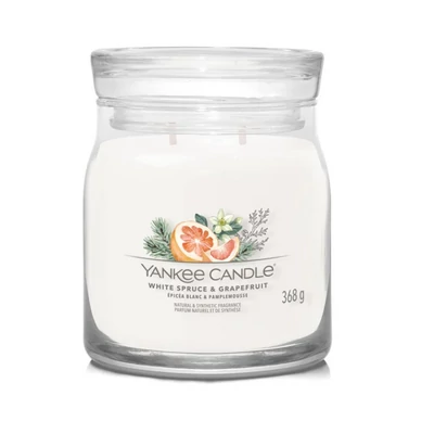 Yankee Candle® White Spruce közepes üveggyertya 368g