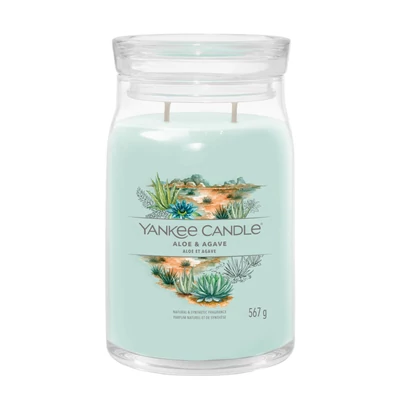 Yankee Candle® Aloe & Agave nagy üveggyertya 567g