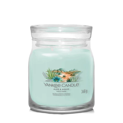 Yankee Candle® Aloe & Agave közepes üveggyertya 368g