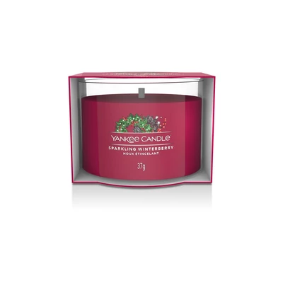 Yankee Candle® Sparkling Winterberry kis üveggyertya 37g
